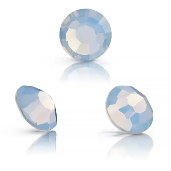 Preciosa MAXIMA SS5 Aurora Borealis Flatback Czech Crystals, 144ct. Light Sapphire Opal AB {4}