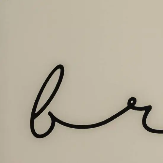 Hello Honey® 11.75" Cream Metal Bread Bin with Bamboo Lid {12}