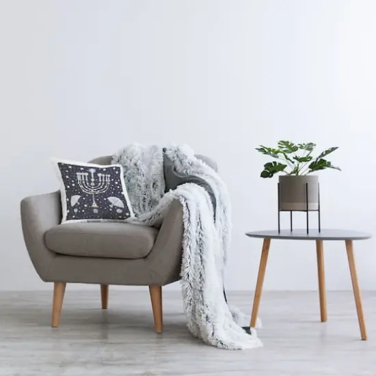 Stupell Industries Happy Hanukkah Menorah Pillow {3}