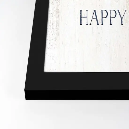 Plaid Truck Happy Thanksgiving Fall Print in Black Frame {3}