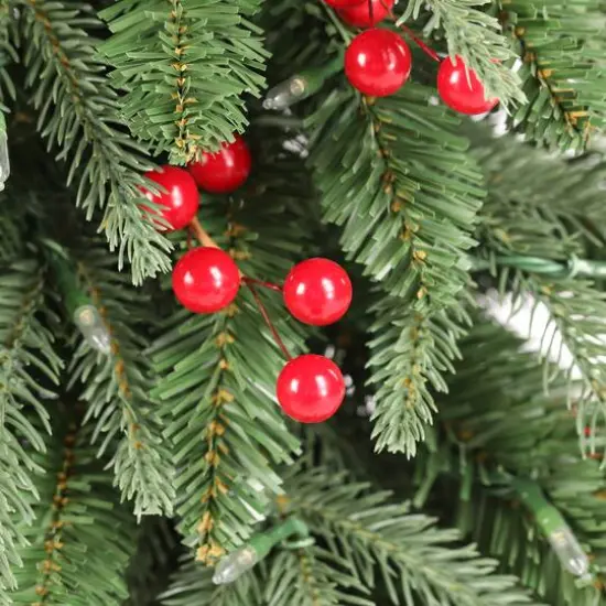 Glitzhome® 4ft Pre-lit Green Artificial Christmas Porch Tree, Warm White Lights {7}