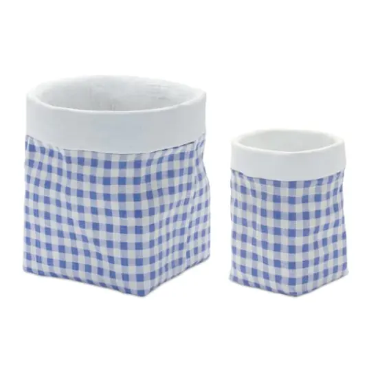 Plaid Bag Design Pot Set {1}