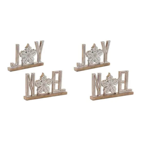 Holiday Joy & Noel Tabletop D&eacute;cor Set, 8.5" & 6.75" {1}