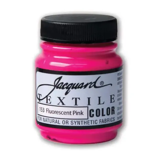 Jacquard&reg; Textile Color, 2.25oz. Fluorescent Pink {1}