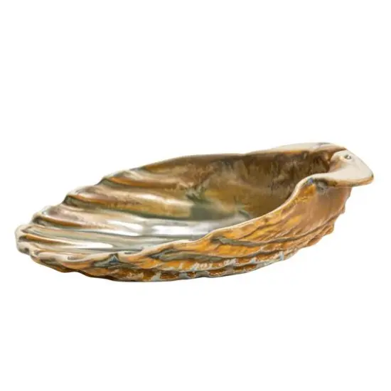 Hello Honey® 6" Sea Shell Dish with Reactive Crackle Glaze, 4ct. {9}