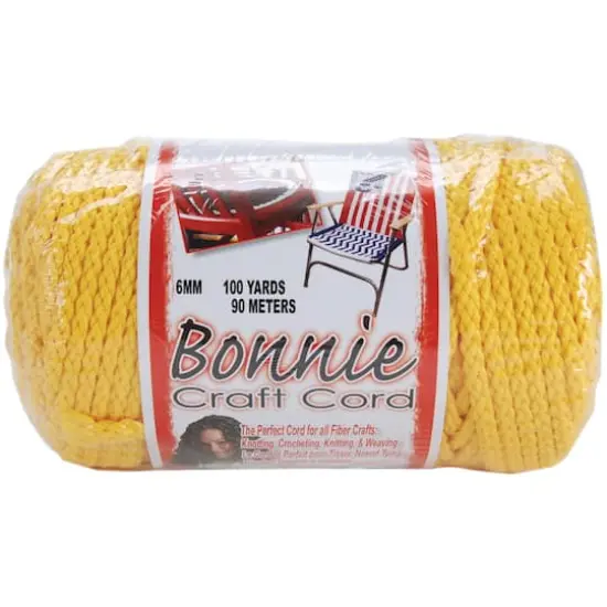 Bonnie Craft Cord, 6mm Sunshine Yellow {1}