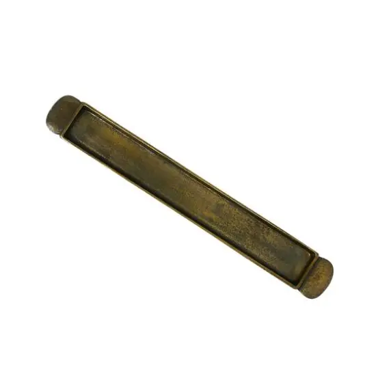 Hello Honey&reg; 22" Antique Gold Finish Vintage Decorative Narrow Aluminum Tray {1}