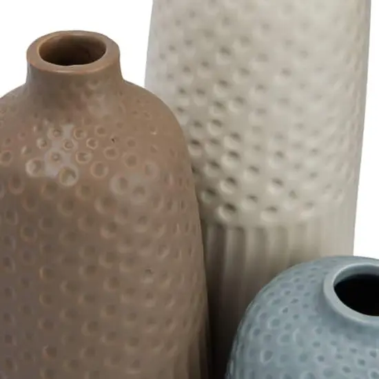 Hello Honey&reg; Matte Glass Stoneware Vase Set {4}