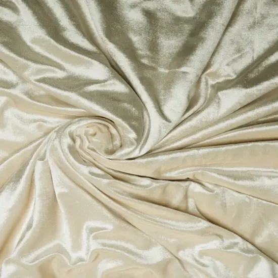 Feldman Velour Polyester Fabric Cream {4}