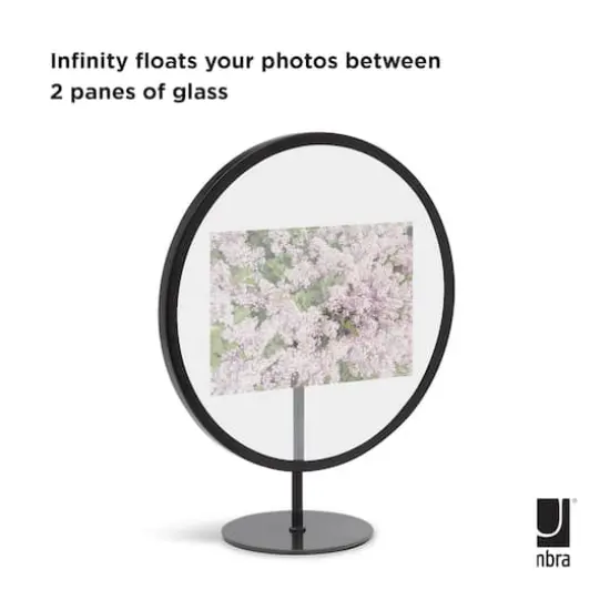 Umbra Black Infinity Round 4" X 6" Picture Frame {4}