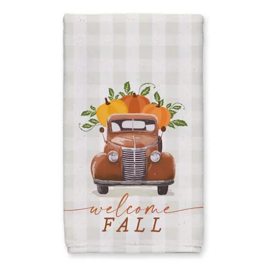 Welcome Fall Truck Tea Towels, 2ct. {3}