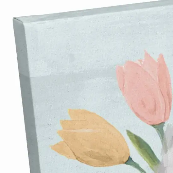 Bunny in Pot 16" x 16" Canvas Wall Art {4}