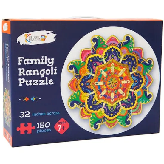 Kulture Khazana Family Rangoli Diwali 150 Piece Puzzle {7}