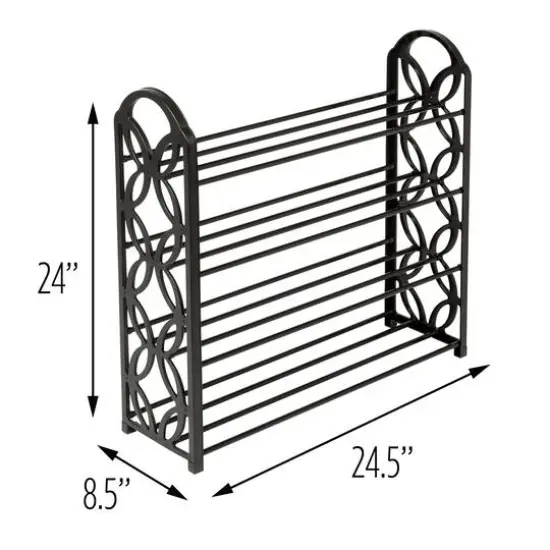 Honey Can Do 4-Tier Butterfly Shoe Rack {7}