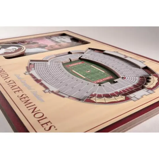 College Football 3D StadiumViews Picture Frame Florida State Seminoles {5}