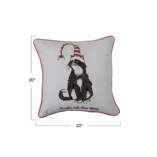 Hello Honey&reg; Jingle All the Way Cat Pillow by Ashland&reg; {5}