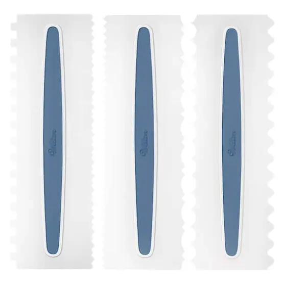 Wilton&trade; 3-Piece Icing Smoother Comb Set {3}