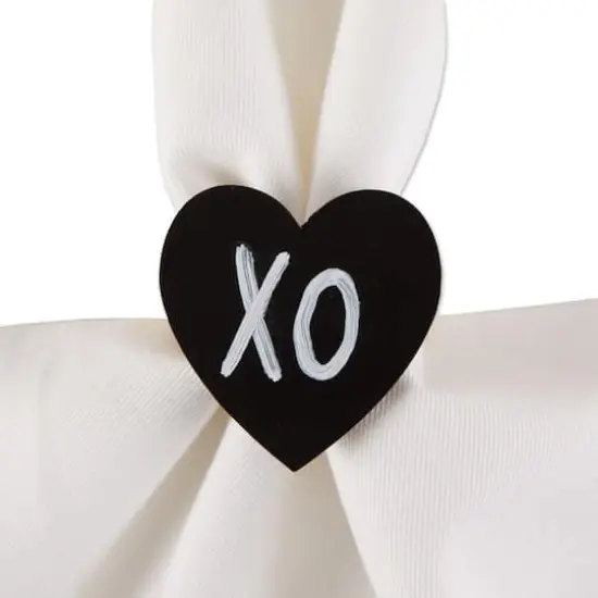 DII&reg; Heart Chalkboard Napkin Rings, 6ct. {5}