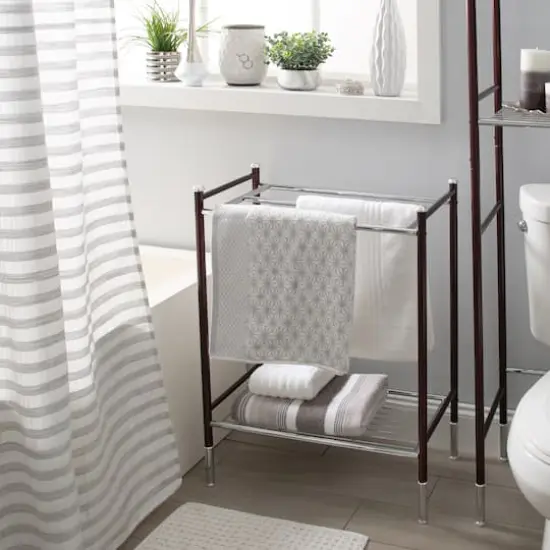 Organize It All Duplex Line Freestanding Towel Rack  {3}