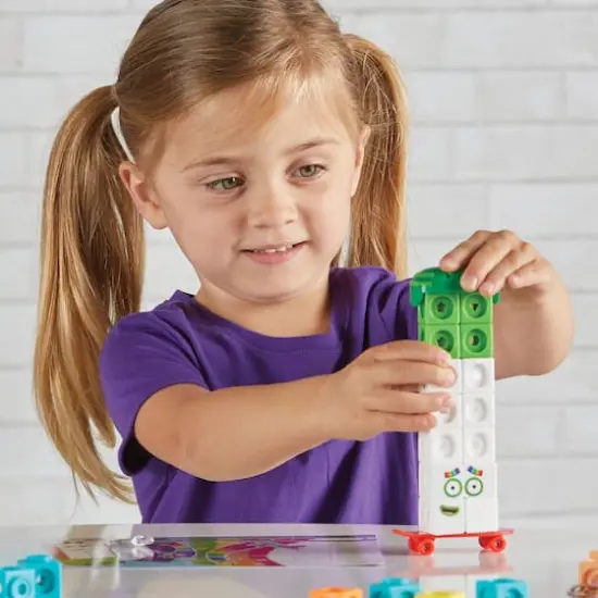 Hand2mind® Numberblocks MathLink® Cubes 11-20 Activity Set {4}