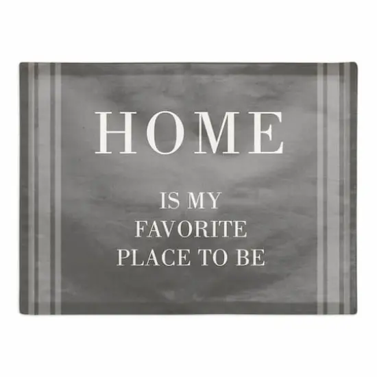 Home is My Favorite Place 18" x 14" Cotton Twill Placemat {1}