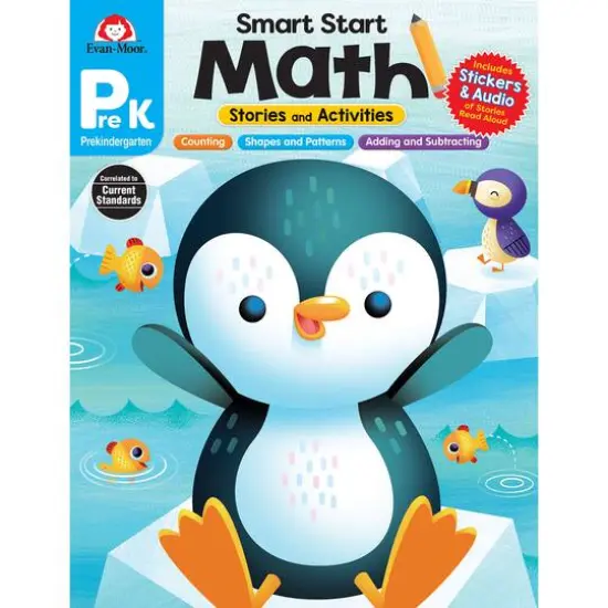 Evan-Moor Educational Publishers Smart Start: Math Stories and Activities, Grade PreK {1}