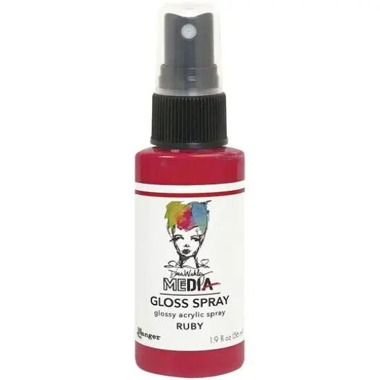 Dina Wakley Media Gloss Spray Ruby {1}