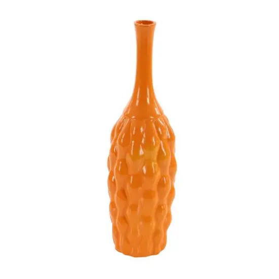 18" Bright Ceramic Coastal Vase Set {6}