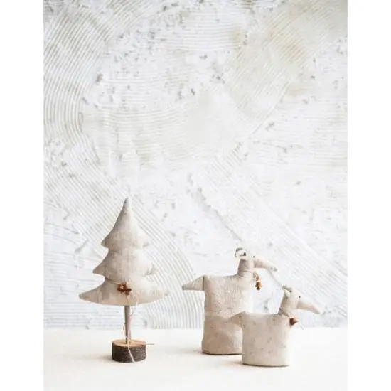 Hello Honey&reg; 12" Natural Canvas Tree with Bells Decoration {3}