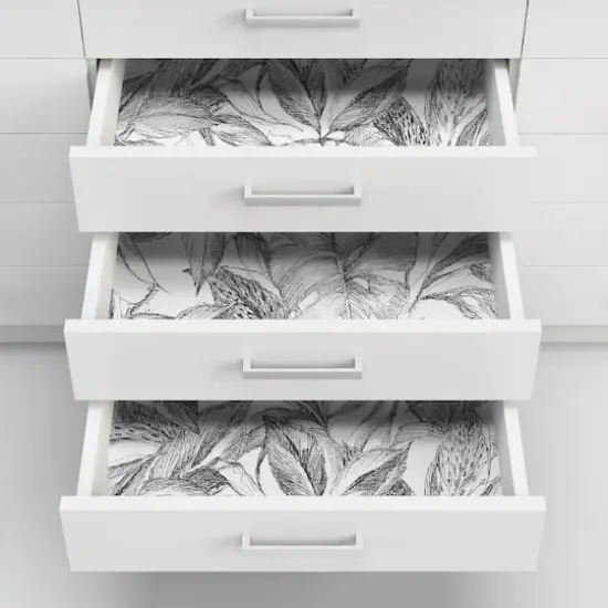 NuWallpaper Black Canopy Peel & Stick Wallpaper {6}