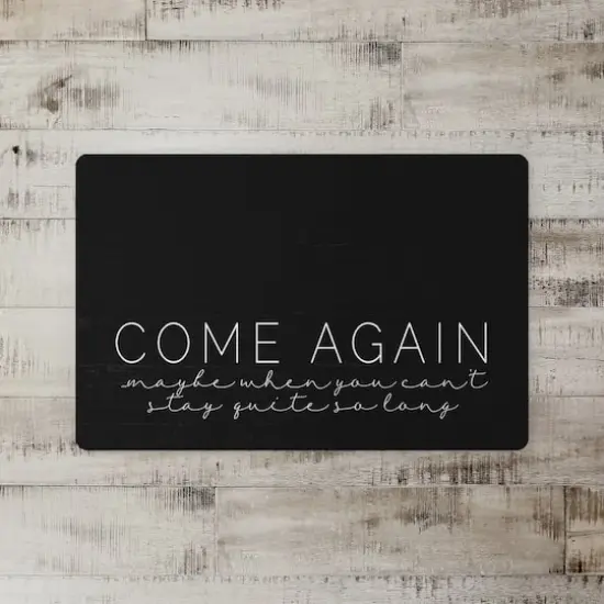18" x 27" Come Again Floor Mat {3}