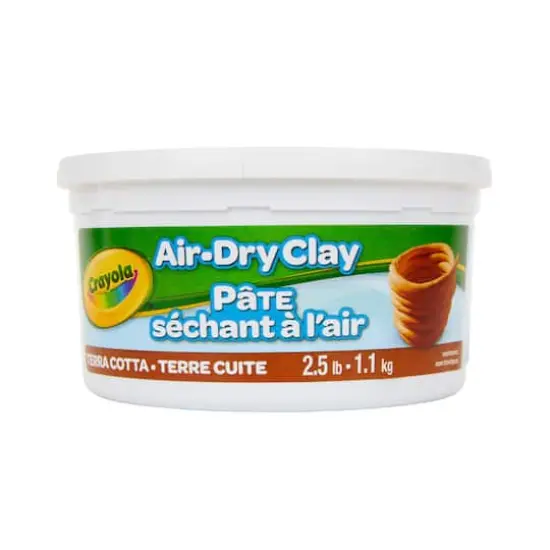 Crayola&reg; Air-Dry Terra Cotta Clay, 2.5lb. {5}