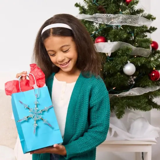 Creativity for Kids&reg; Beaded Snowflake Ornaments {11}