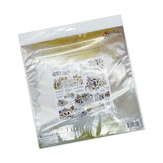 ARToptions Plum Grove Sentiments Rub-On Transfer Sheet {4}