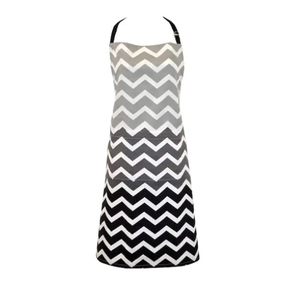 DII&reg; Chevron Apron Black {1}