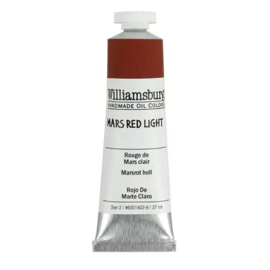 Williamsburg&reg; Artist Oil Colors, 37mL Mars Red Light {1}