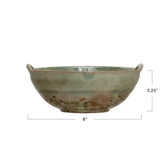 Hello Honey&reg; Aqua Reactive Glaze Stoneware Berry Bowl with Handles {1}