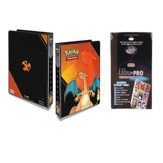 Ultra Pro Pokémon Charizard 2" 3-Ring Binder Card Album & Sheets Set {1}