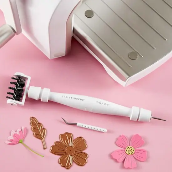 Spellbinders&reg; Tool 'N One&trade; White Die Cutting Tool Kit {8}