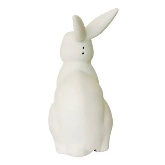 Simple Designs Porcelain Bunny Rabbit Shaped Animal Light Table Lamp {9}