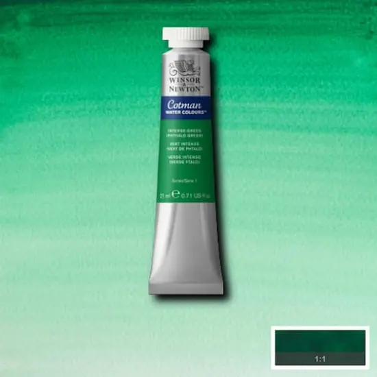 Winsor & Newton&reg; Cotman&reg; 0.71oz. Watercolor Paint Intense Phthalo Green {1}