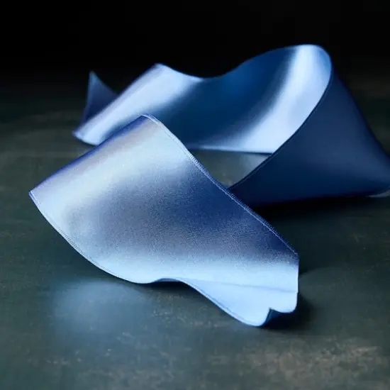 2.5" x 10yd. Satin Wired Ribbon by Celebrate It&reg; Classic Light Blue {3}