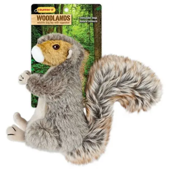 Ruffin' It&trade; Large Squirrel Woodlands Plush Dog Toy {3}