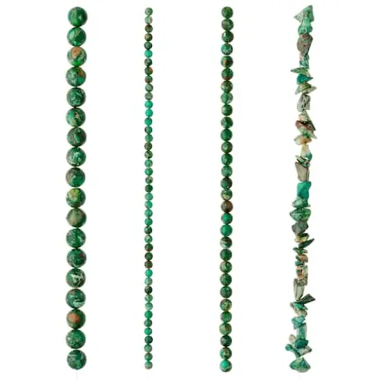 Green Jasper Stone Mix Beads by Bead Landing&trade; {4}