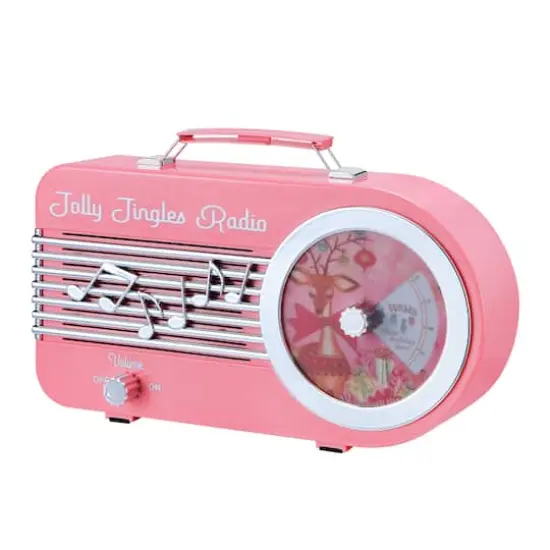 10.5" Pink Jolly Jingles Radio {1}