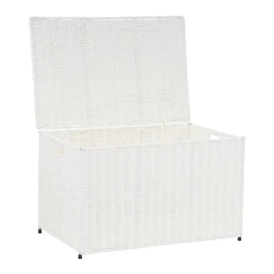 Household Essentials Large Woven Chest White {7}