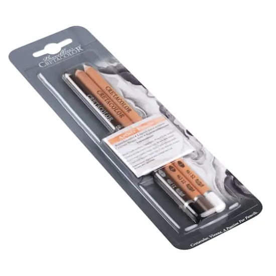 Cretacolor 3 Piece Artists Drawing Pencils Set {5}