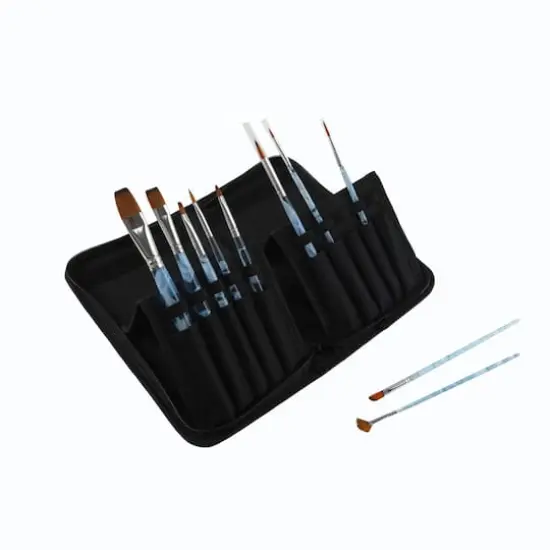 Watercolor & Gouache 11 Piece Portable Brush Set by Artist's Loft&reg; {4}