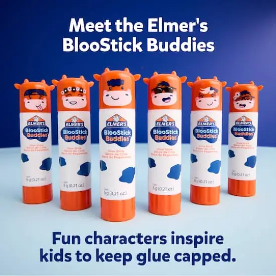 Elmer's&reg; BlooStick Buddies&trade; & Disappearing Purple Glue Stick Set {4}