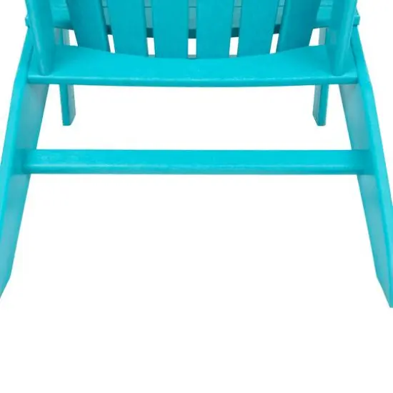 Blue Traditional Adirondack Chair {9}